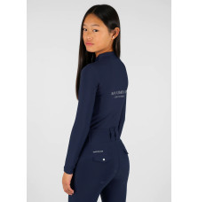 Młodzieżowa Bluzka z Długim Rękawem (Navy) Maximilian Equestrian