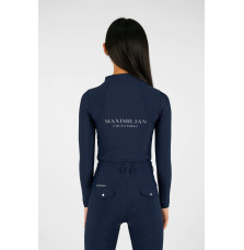Młodzieżowa Bluzka z Długim Rękawem (Navy) Maximilian Equestrian