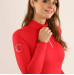 Bluzka z Długim Rękawem Caporto (Red) Carubina