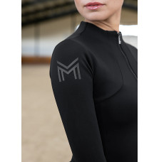 Zimowa Bluzka z Długim Rękawem (Black) Maximilian Equestrian