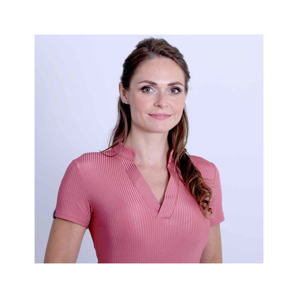 Koszulka z Krótkim Rękawem Cafaro Rib (Elegant) Carubina