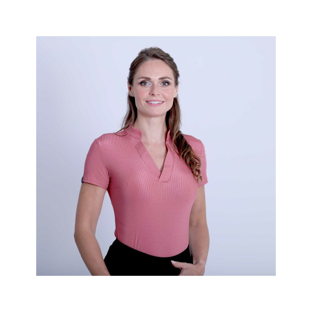 Koszulka z Krótkim Rękawem Cafaro Rib (Elegant) Carubina