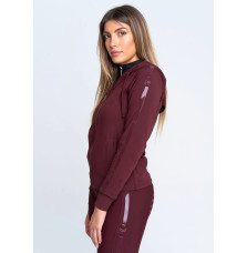 Bluza z Kapturem Reflection Zip (Burgundy) Maximilian
