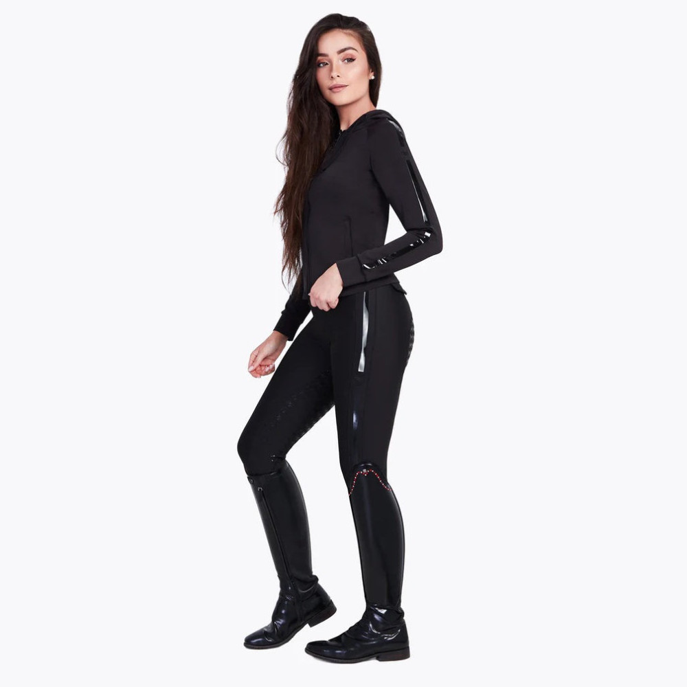 Bluza z Kapturem Reflection Zip (Black) Maximilian