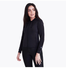 Bluza z Kapturem Reflection Zip (Black) Maximilian