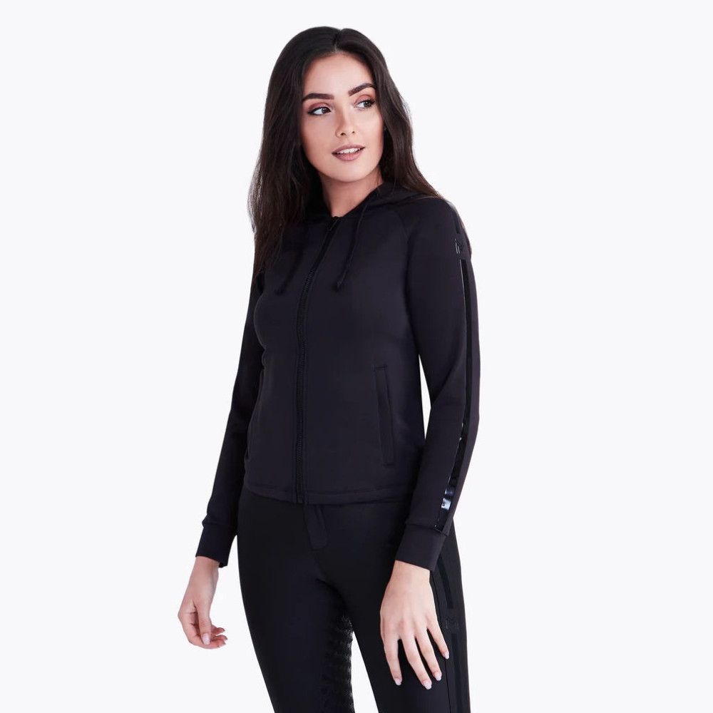 Bluza z Kapturem Reflection Zip (Black) Maximilian
