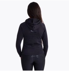 Bluza z Kapturem Reflection Zip (Black) Maximilian