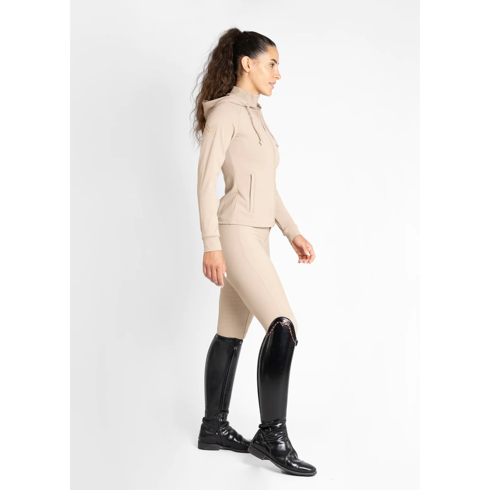 Bluza z Kapturem Reflection Zip (Beige) Maximilian Equestrian