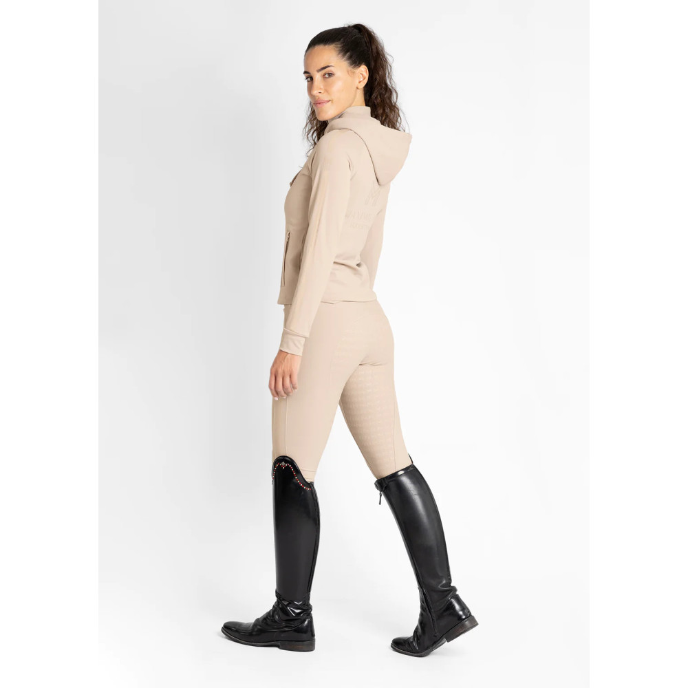Bluza z Kapturem Reflection Zip (Beige) Maximilian Equestrian