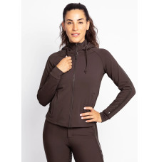 Bluza z kapturem Reflection Zip (Chocolate) Maximilian Equestrian