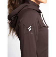 Bluza z kapturem Reflection Zip (Chocolate) Maximilian Equestrian