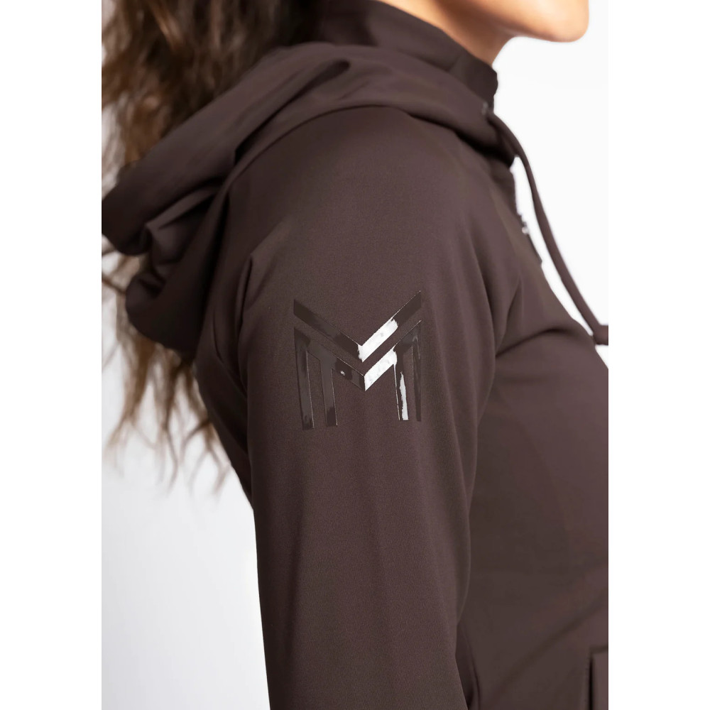 Bluza z kapturem Reflection Zip (Chocolate) Maximilian Equestrian