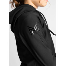 Młodzieżowa Bluza z Kapturem Reflection Zip (Black) Maximilian Equestrian