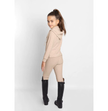 Młodzieżowa Bluza z Kapturem Reflection Zip (Beige) Maximilian Equestrian