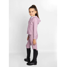 Młodzieżowa Bluza z Kapturem Reflection Zip (Mauve) Maximilian Equestrian