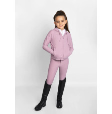 Młodzieżowa Bluza z Kapturem Reflection Zip (Mauve) Maximilian Equestrian