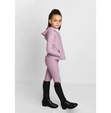 Młodzieżowa Bluza z Kapturem Reflection Zip (Mauve) Maximilian Equestrian