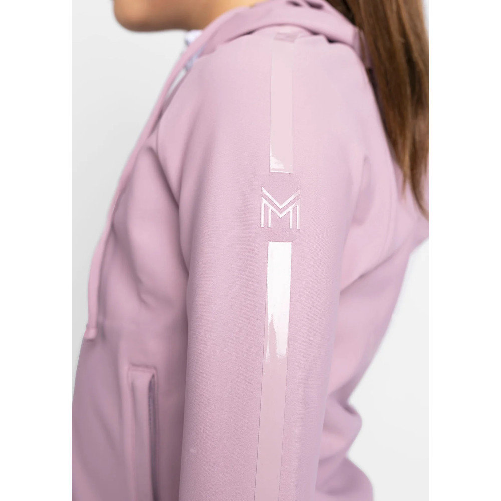 Młodzieżowa Bluza z Kapturem Reflection Zip (Mauve) Maximilian Equestrian