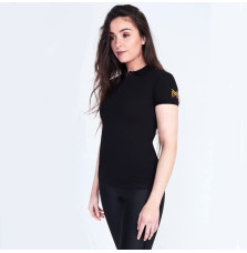 Bluzka Polo (Black/Gold) Maximilian Equestrian