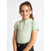 Młodzieżowa Bluzka z Krótkim Rękawem (Sage Green) Maximilian Equestrian