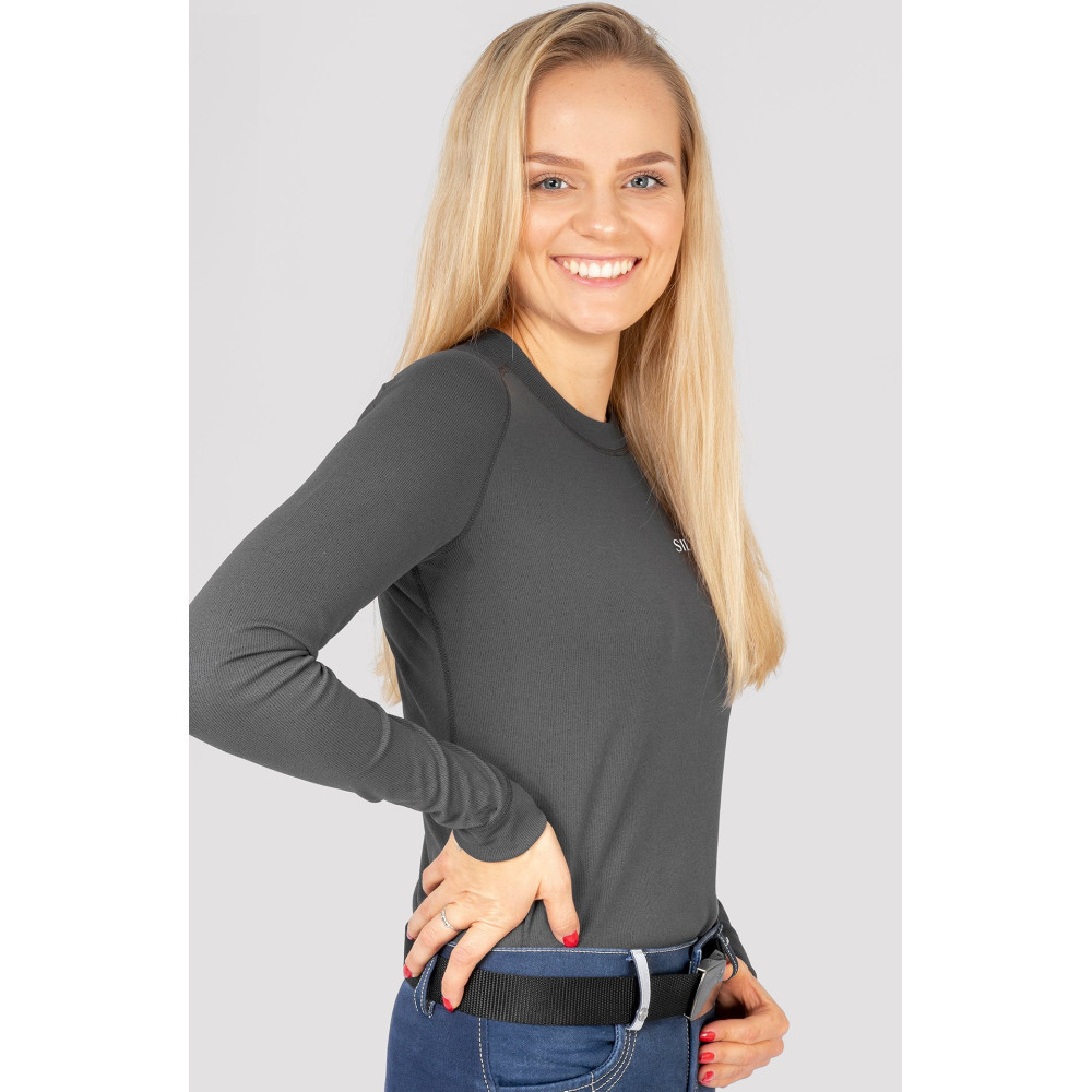 Koszulka z Długim Rękawem Argento Optimal Damska Grafit Silwear