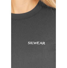 Koszulka z Długim Rękawem Argento Optimal Damska Grafit Silwear