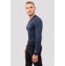 Koszulka z Długim Rękawem Argento Optimal Męska Navy Silwear