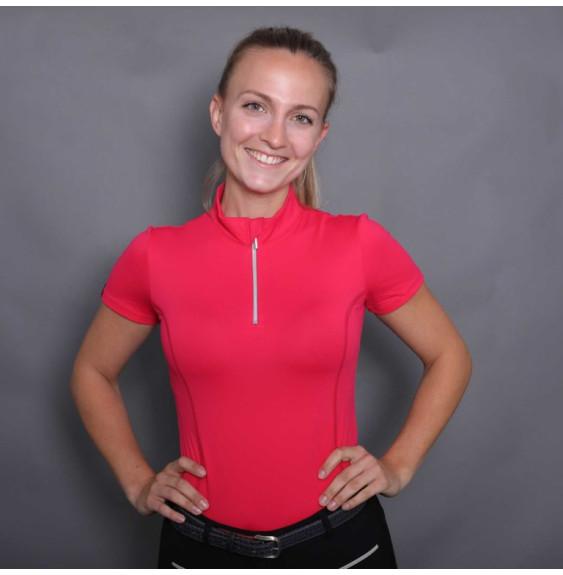 Bluzka z Krótkim Rękawem Cadtown (Pink) Carubina