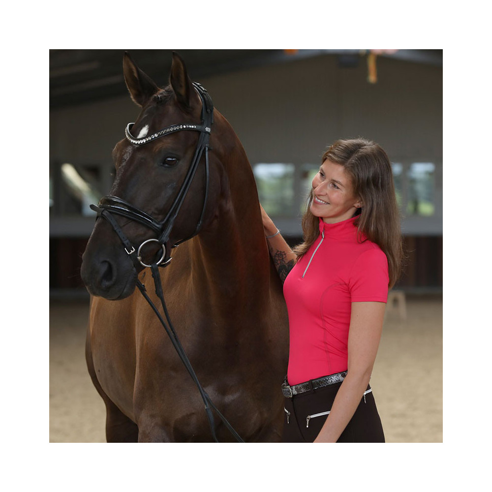 Bluzka z Krótkim Rękawem Cadtown (Pink) Carubina