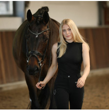 Bluzka Bez Rękawów Casilves Rib (Black) Carubina