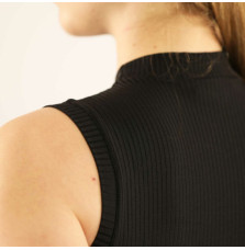 Bluzka Bez Rękawów Casilves Rib (Black) Carubina