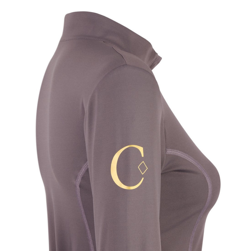 Bluzka z Długim Rękawem Caporto Limited Edition (Taupe Gold) Carubina