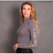 Bluzka z Długim Rękawem Caporto Limited Edition (Taupe Gold) Carubina