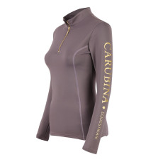 Bluzka z Długim Rękawem Caporto Limited Edition (Taupe Gold) Carubina