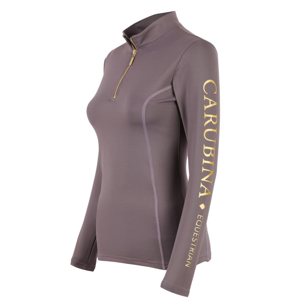 Bluzka z Długim Rękawem Caporto Limited Edition (Taupe Gold) Carubina