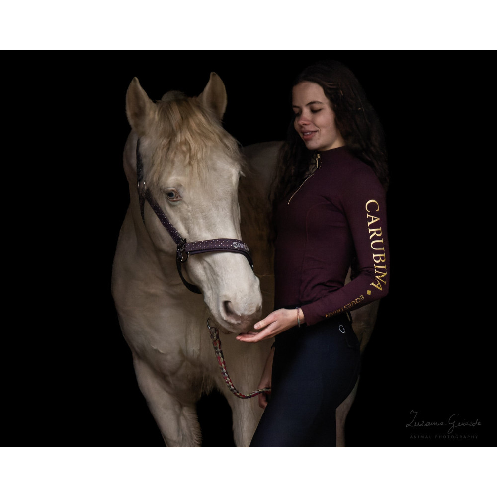 Bluzka z Długim Rękawem Caporto Limited Edition (Bordeaux Gold) Carubina