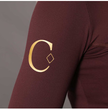 Bluzka z Długim Rękawem Caporto Limited Edition (Bordeaux Gold) Carubina
