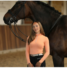 Bluzka z Długim Rękawem Caporto (Apricot) Carubina