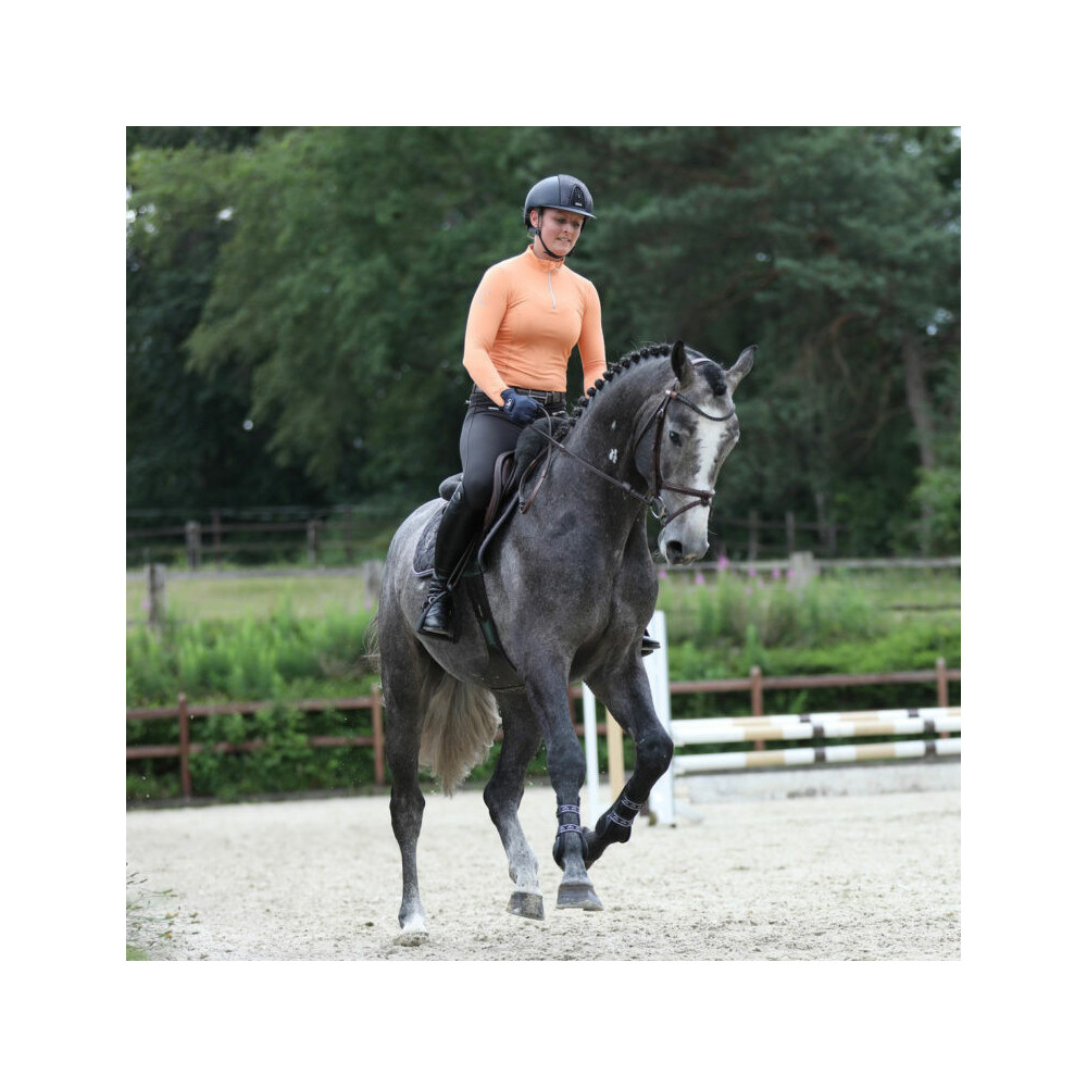 Bluzka z Długim Rękawem Caporto (Apricot) Carubina