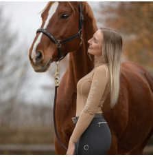 Bluzka z Długim Rękawem Caporto (Light Camel) Carubina