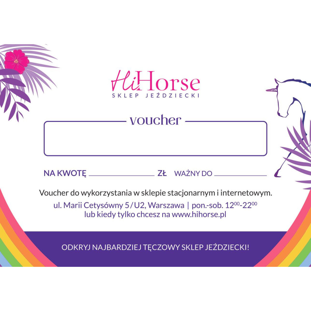 Voucher na Zakupy w Sklepie HiHorse o Wartości 1000 zł