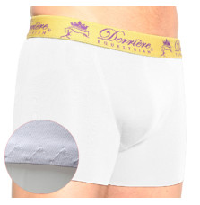 Męskie Bokserki z Wkładką Bonded Padded Shorty Białe Derriere
