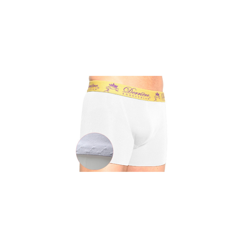 Męskie Bokserki z Wkładką Bonded Padded Shorty Białe Derriere