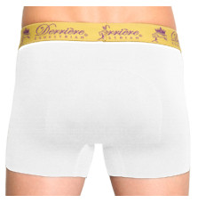 Męskie Bokserki z Wkładką Bonded Padded Shorty Białe Derriere