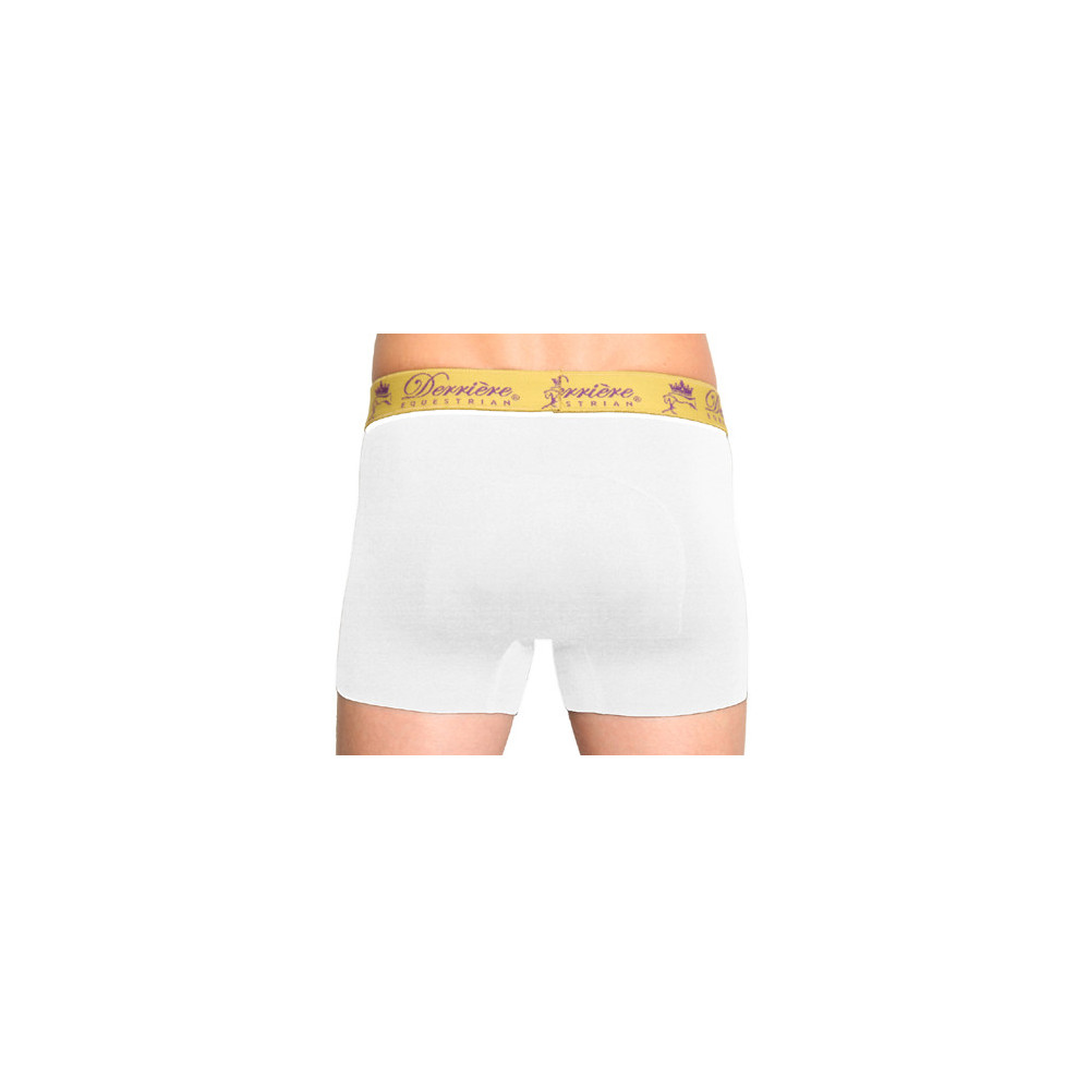 Męskie Bokserki z Wkładką Bonded Padded Shorty Białe Derriere