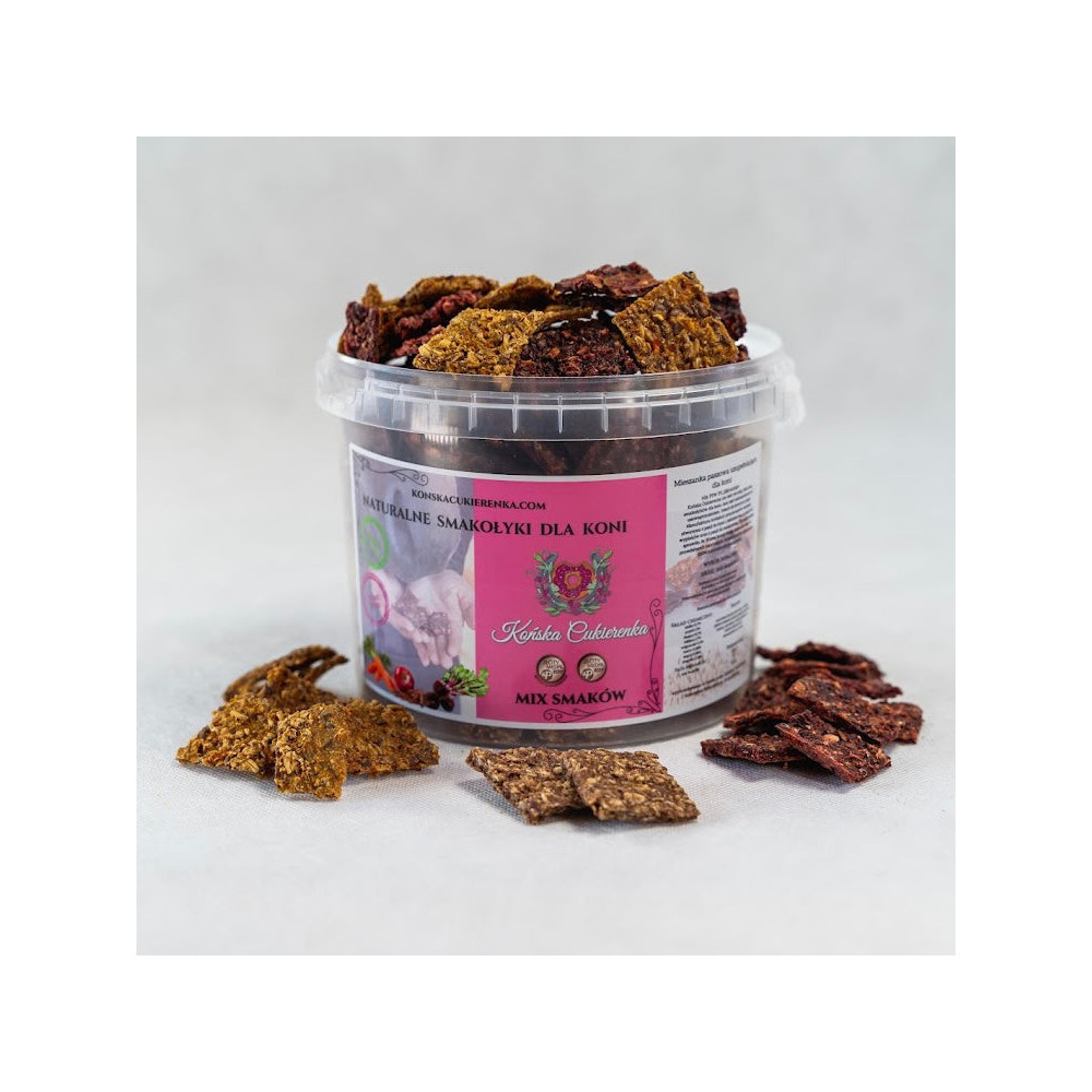 Ciasteczka Mix Smaków Podstawowych Końska Cukierenka