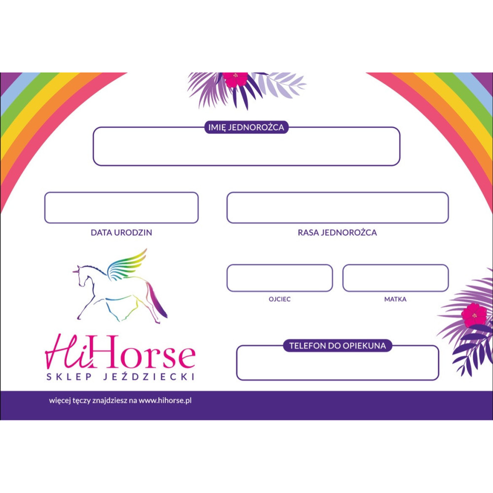 Tabliczka na Boks dla ? Matowa HiHorse