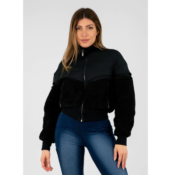 Kurtka Bomber Teddy (Black) Maximilian Equestrian