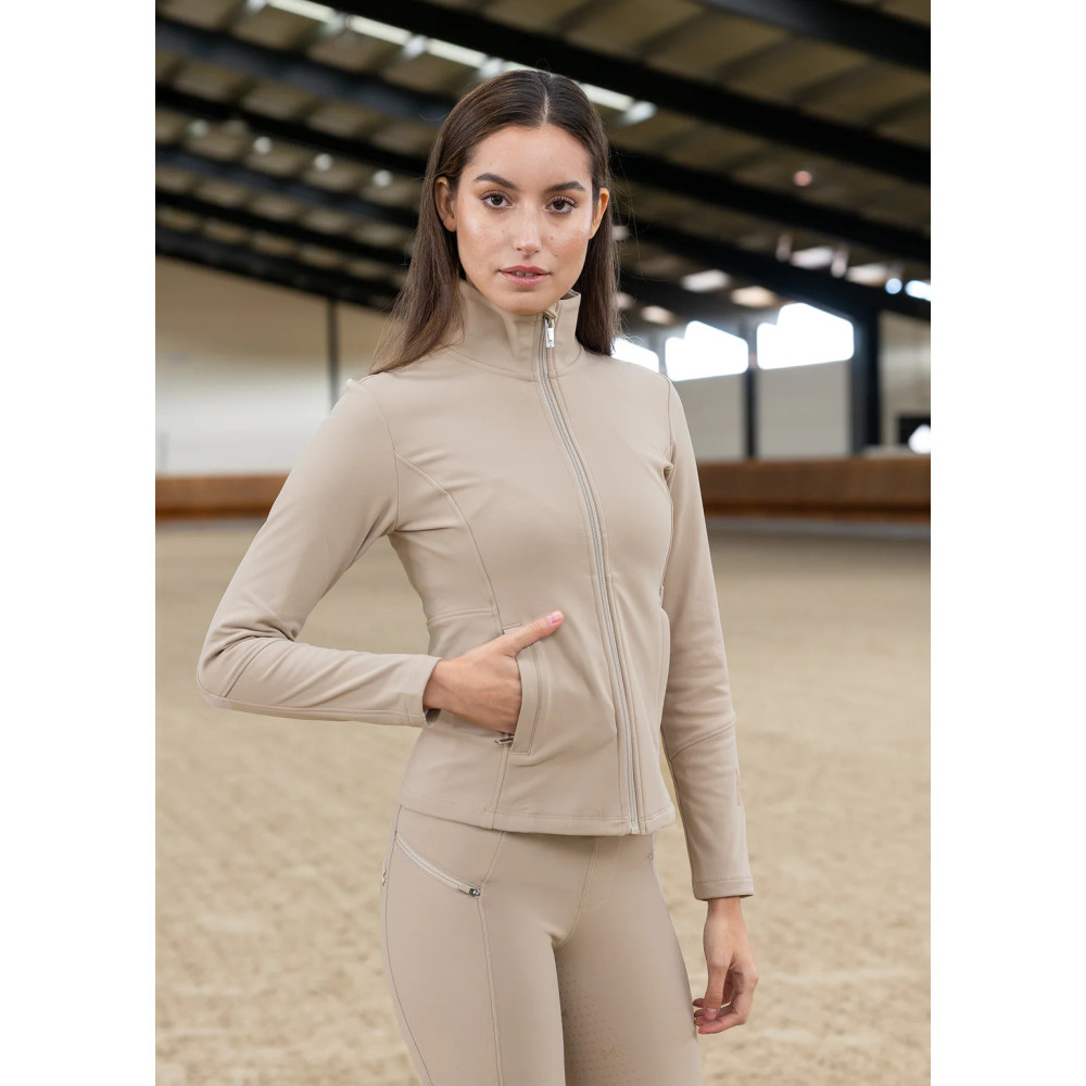 Kurtka Polarowa Fleeced Vera (Beige) Maximilian Equestrian