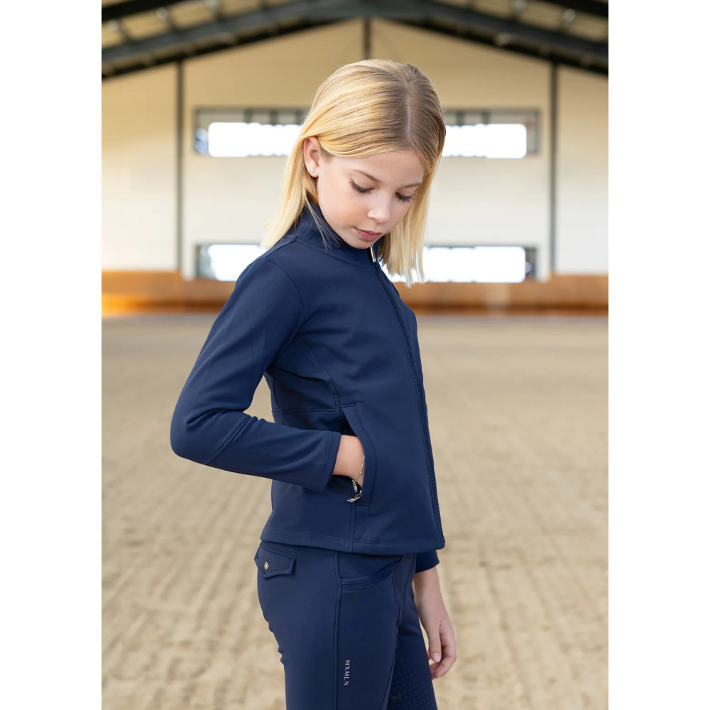 Młodzieżowa Kurtka Polarowa Vera (Navy) Maximilian Equestrian
